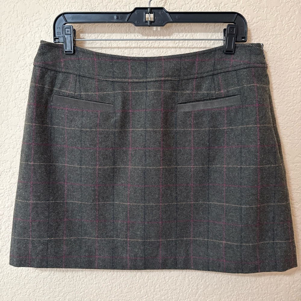 Joules Skirt Sz 10 Carole Toad Brown Tweed Wool‎ Mini Lined Pockets Y2K 90’s